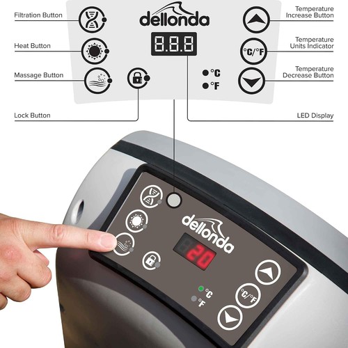 Dellonda person inflatable - dellonda, 2-4