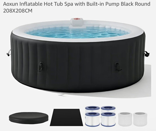 Aoxun inflatable hot - hot, round